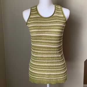 Marled Reunited Striped Knit Tank Top